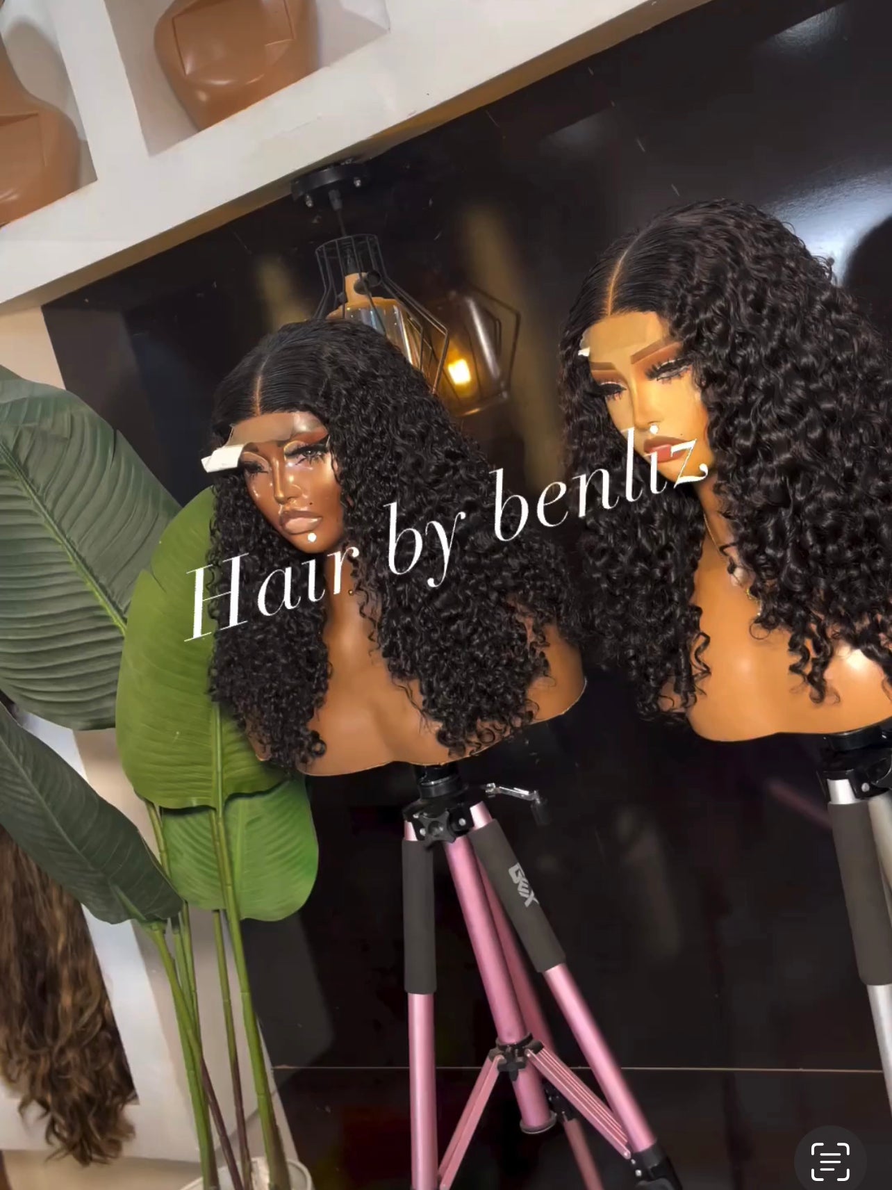 Burmese curly hair texture