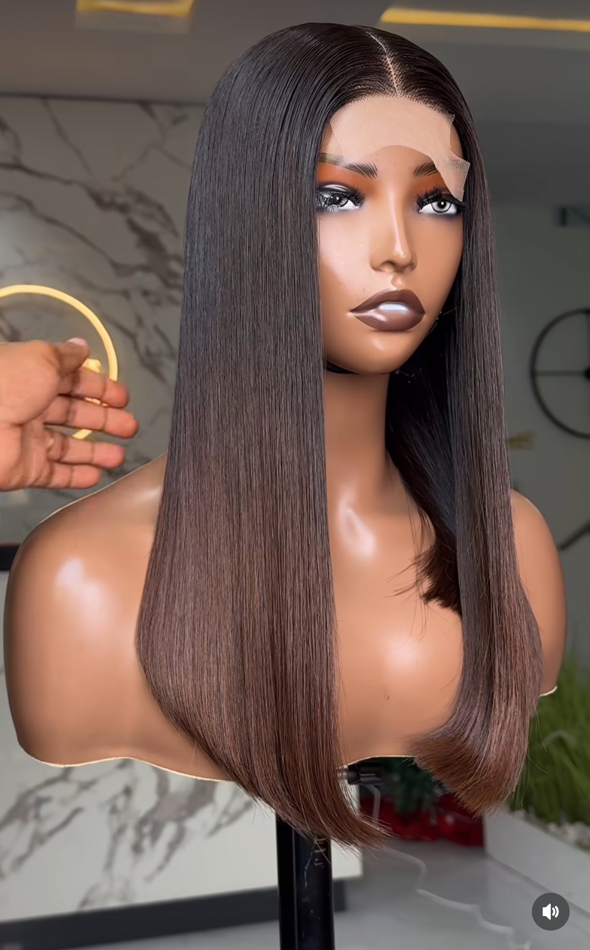 Sdd 2tone bone straight