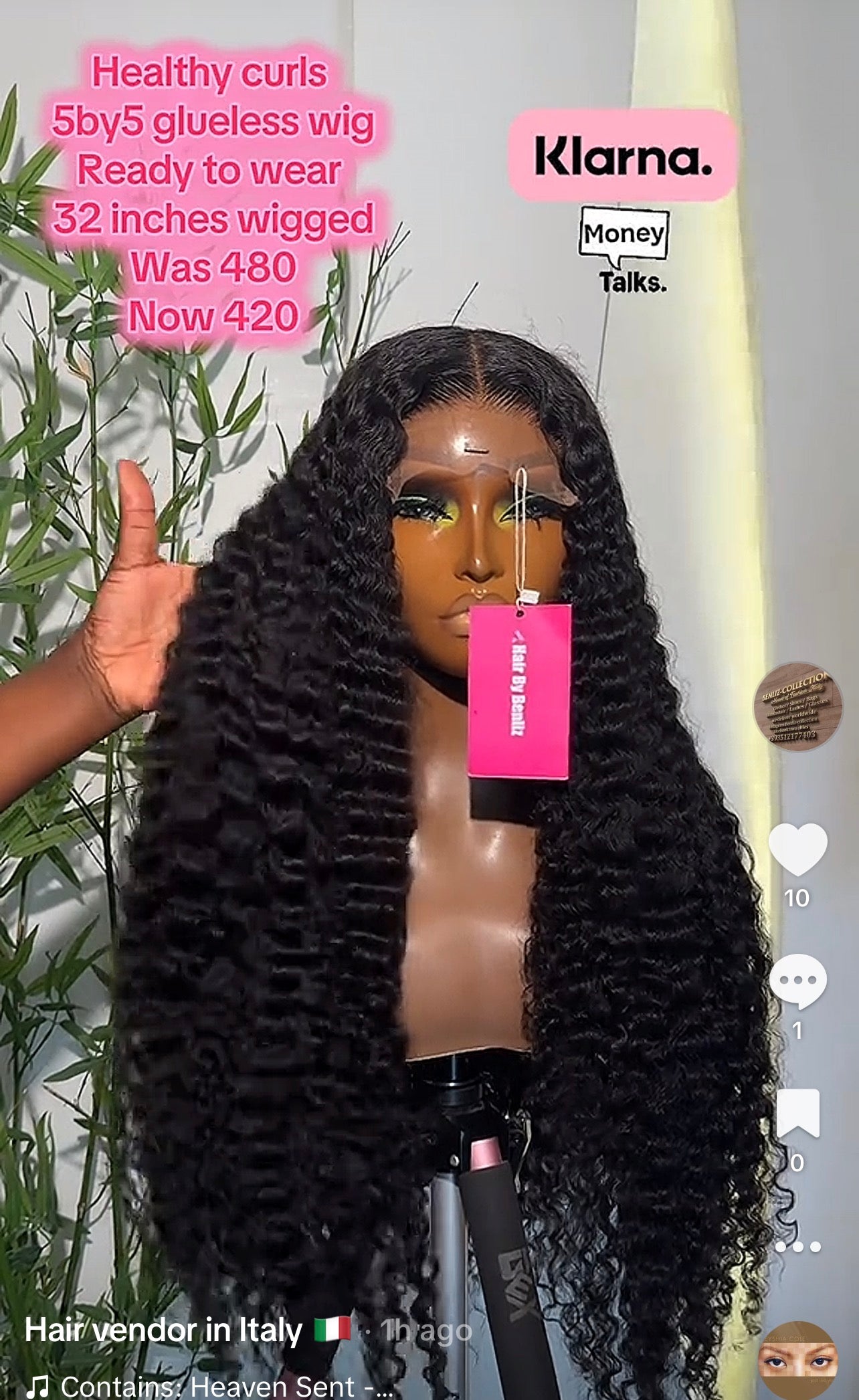 Healthy curl 5by5 32”