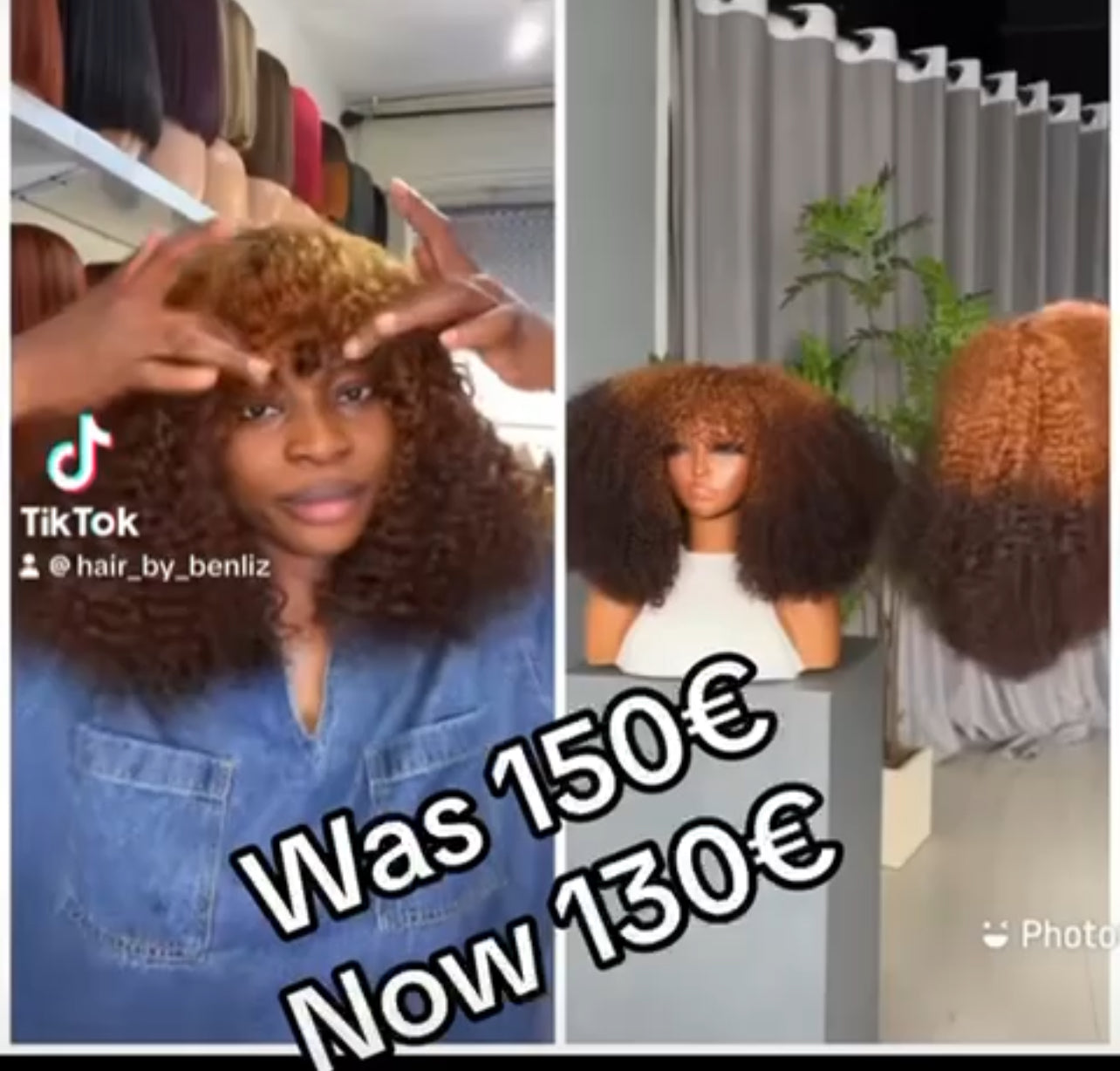 Fringe wig