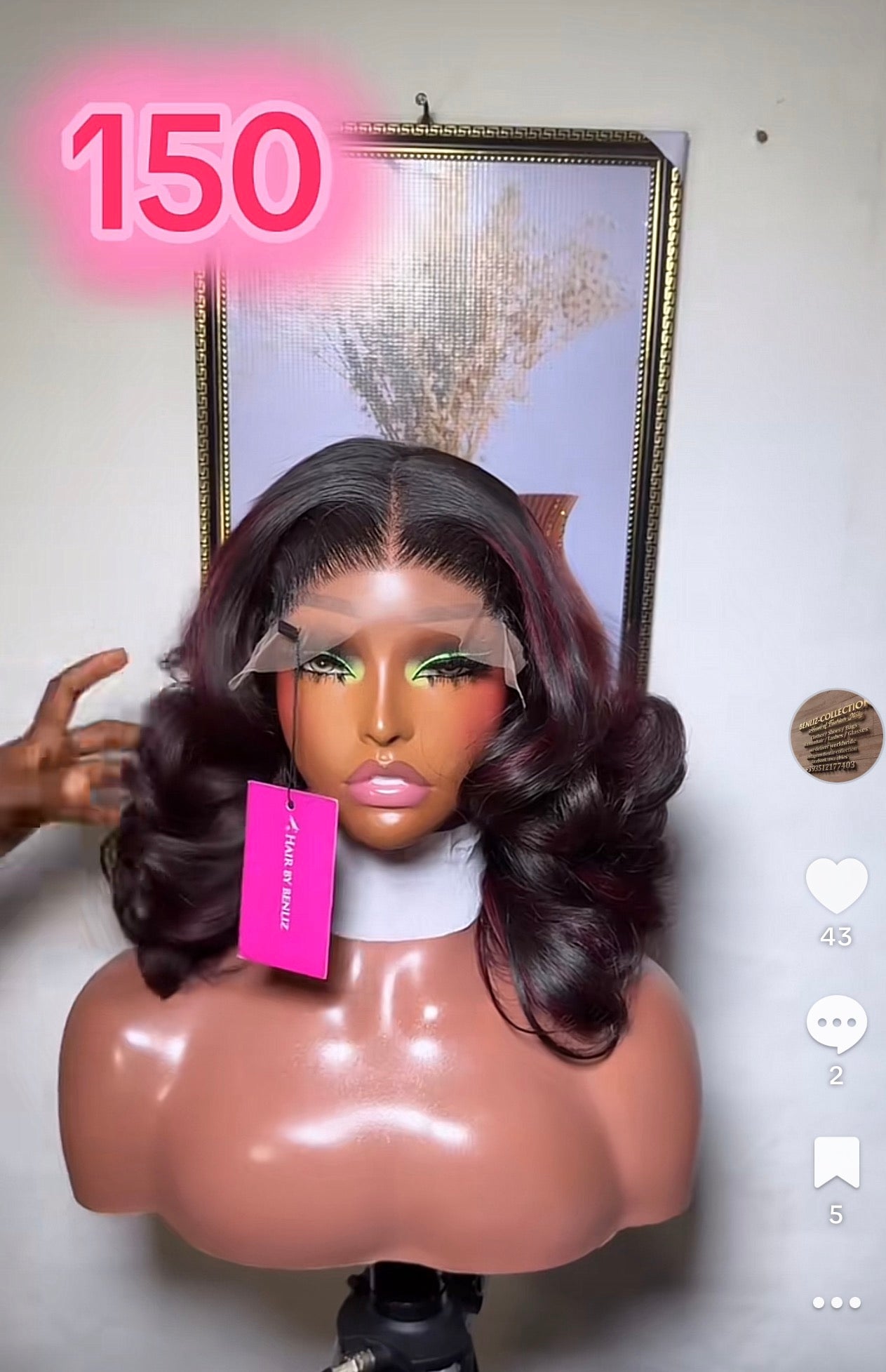 Gluesless wig