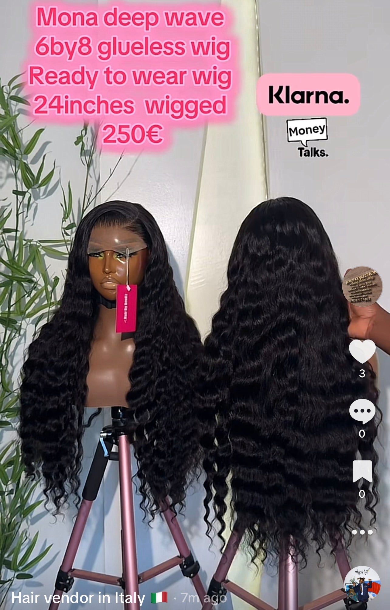 Mona deep wave Gluesless