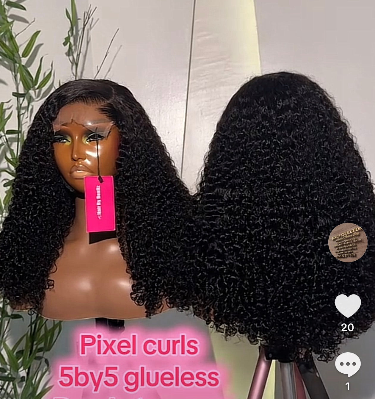 Pixel curl 20”