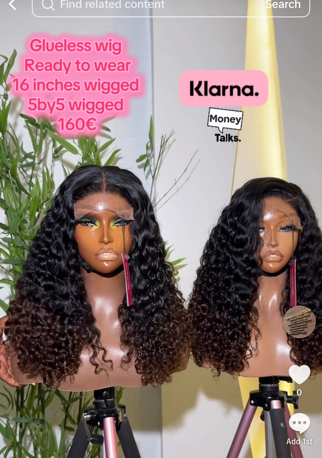Glueless wig