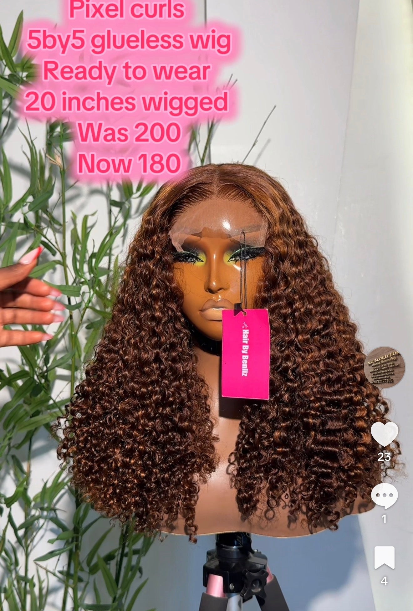 Pixel curls 20”