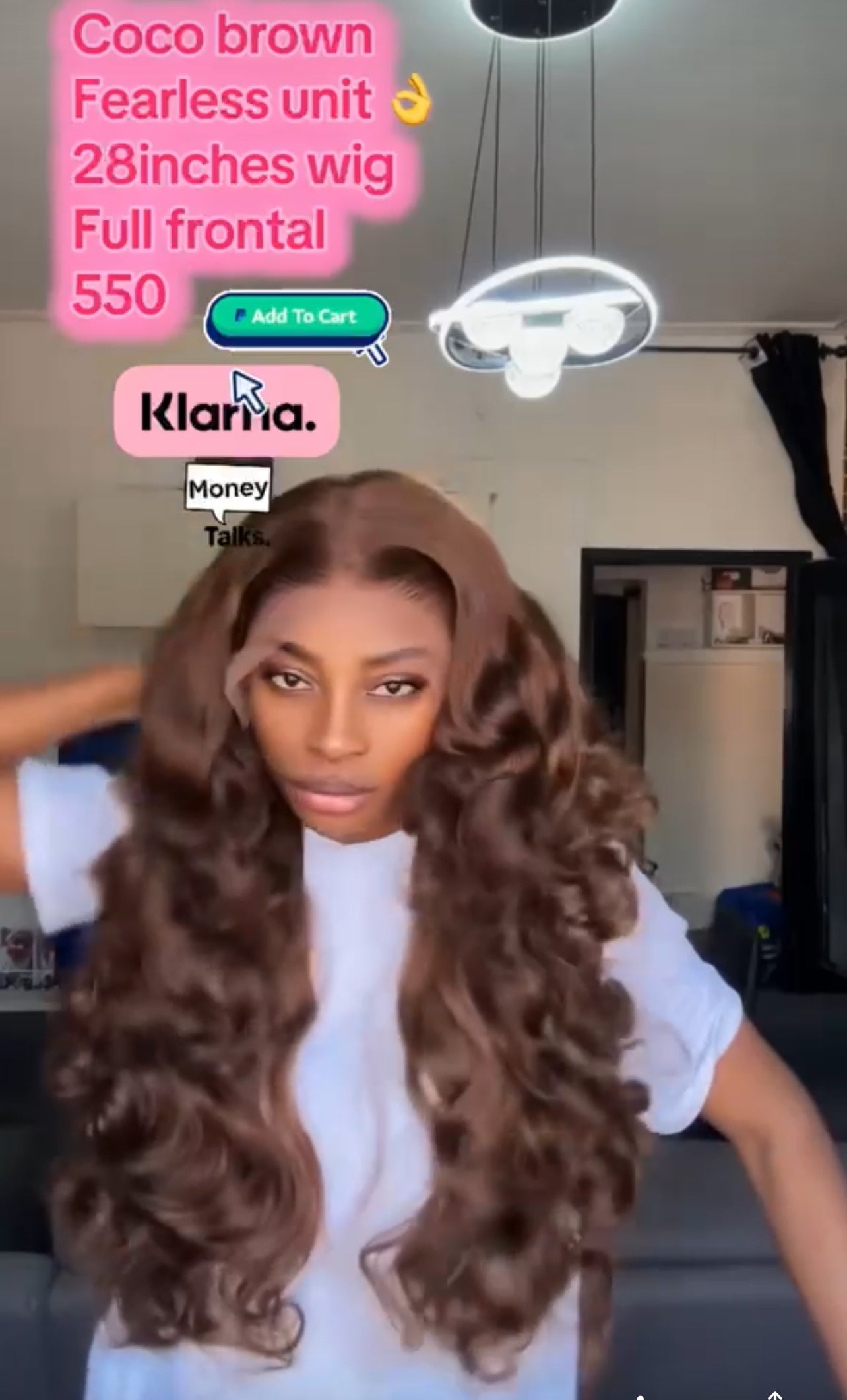 Coco brown 28” full frontal