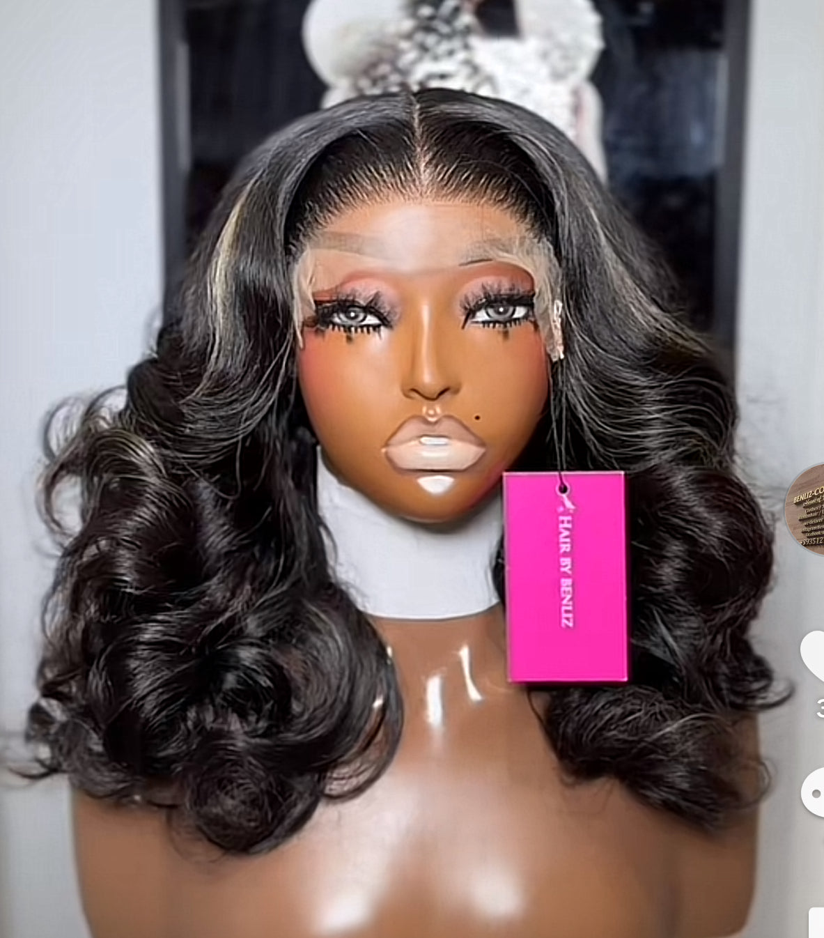Donor hair 5by5 mini frontal