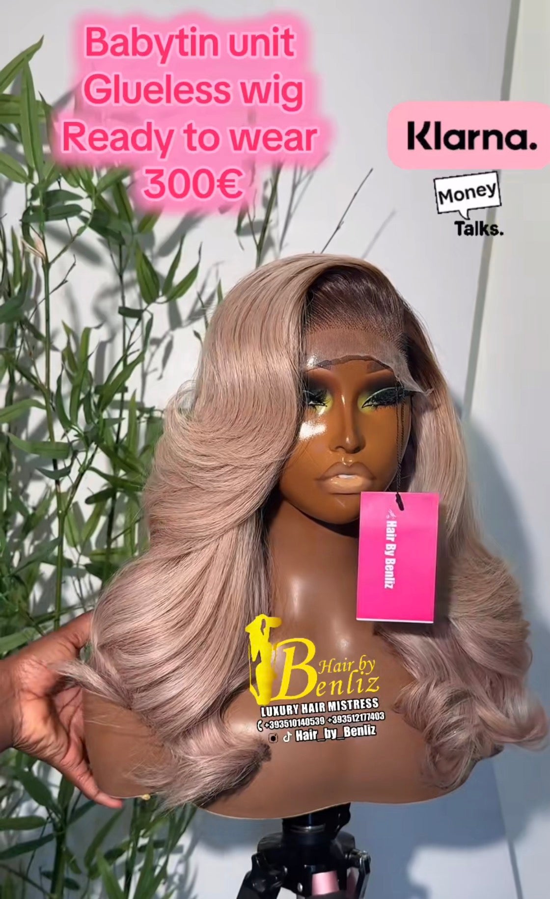 Babytin unit 5by5 glueless wig
