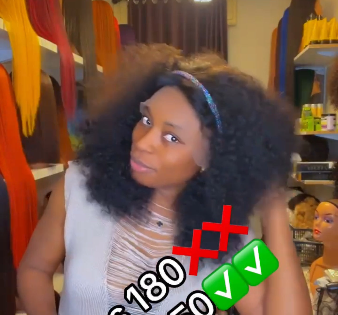 Full frontal wig
