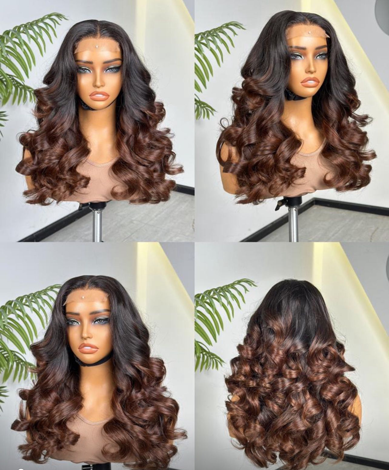 Bouncy black/brown