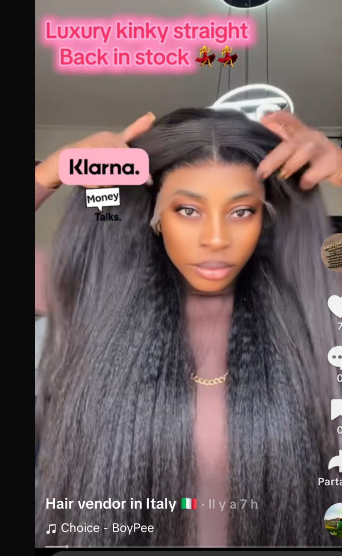 Luxury kinky straight