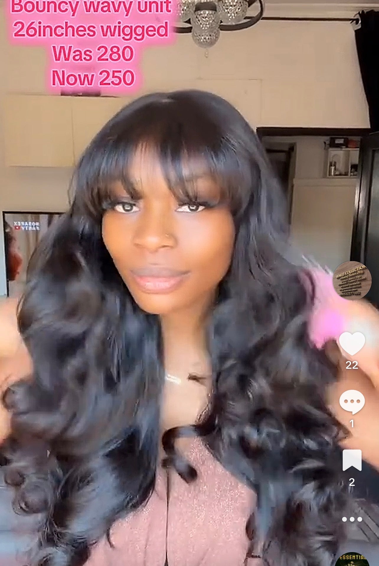 Bouncy wavy
