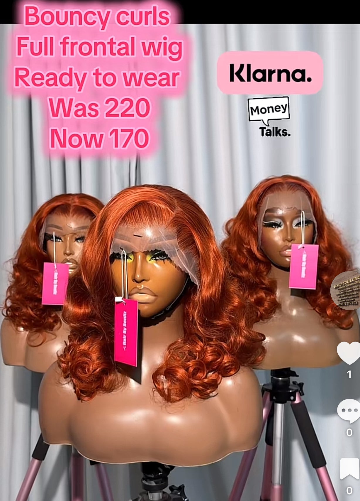 Full frontal wig