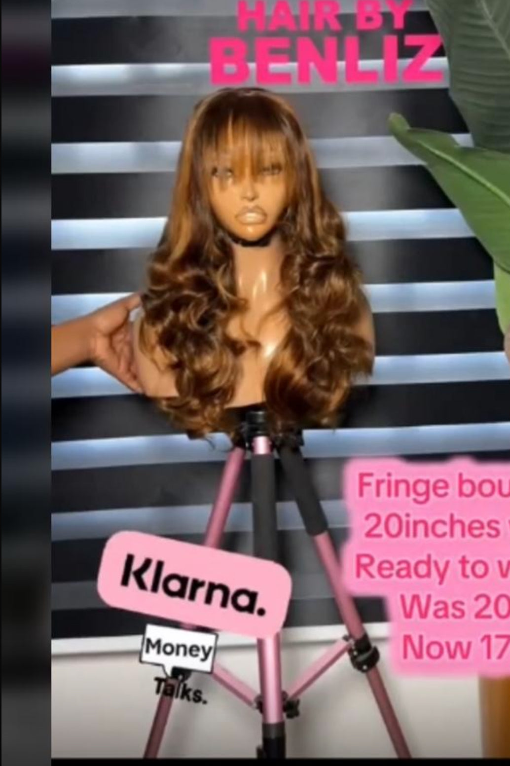 Fringe wig
