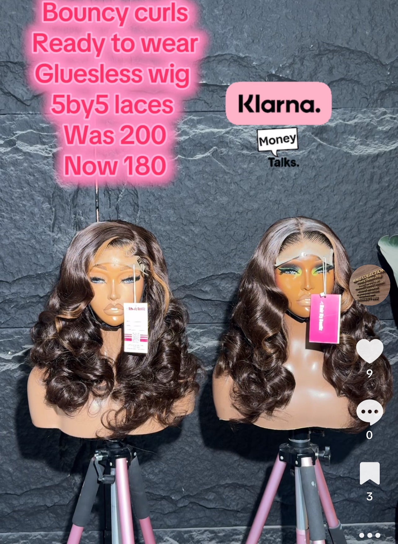 Gluesless wig