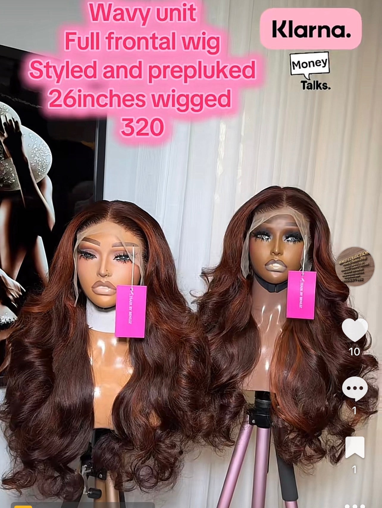 Wavy unit full frontal 26”