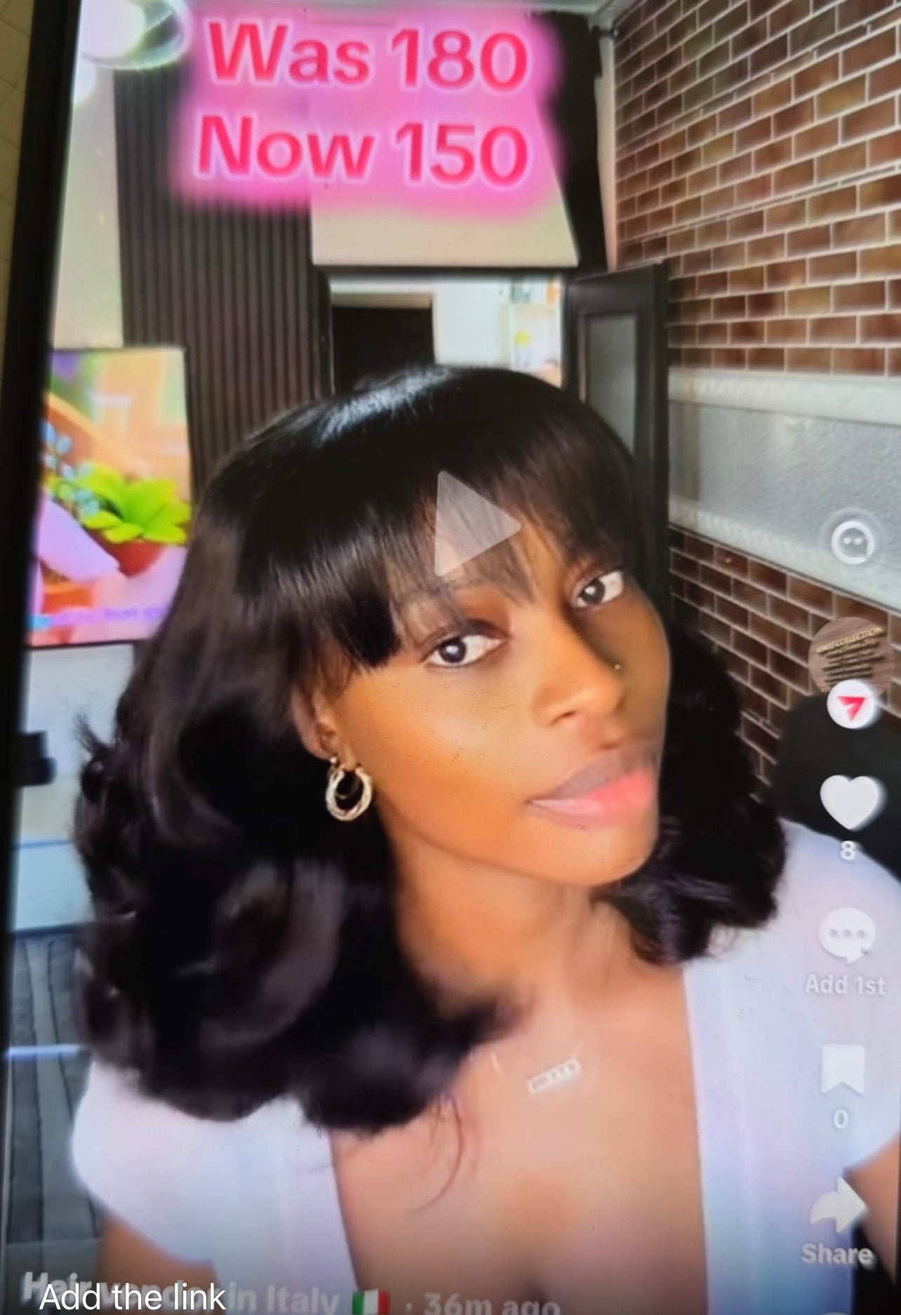 Fringe wig