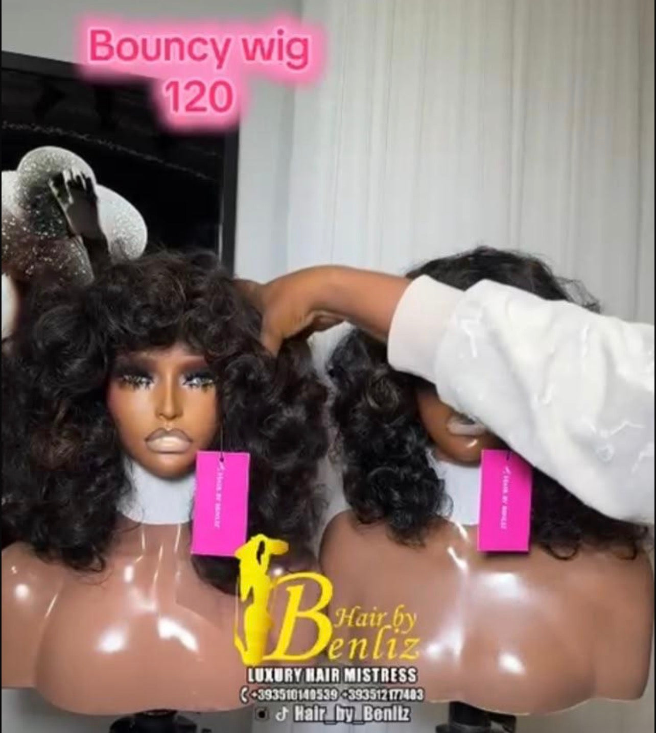 Bouncy wig