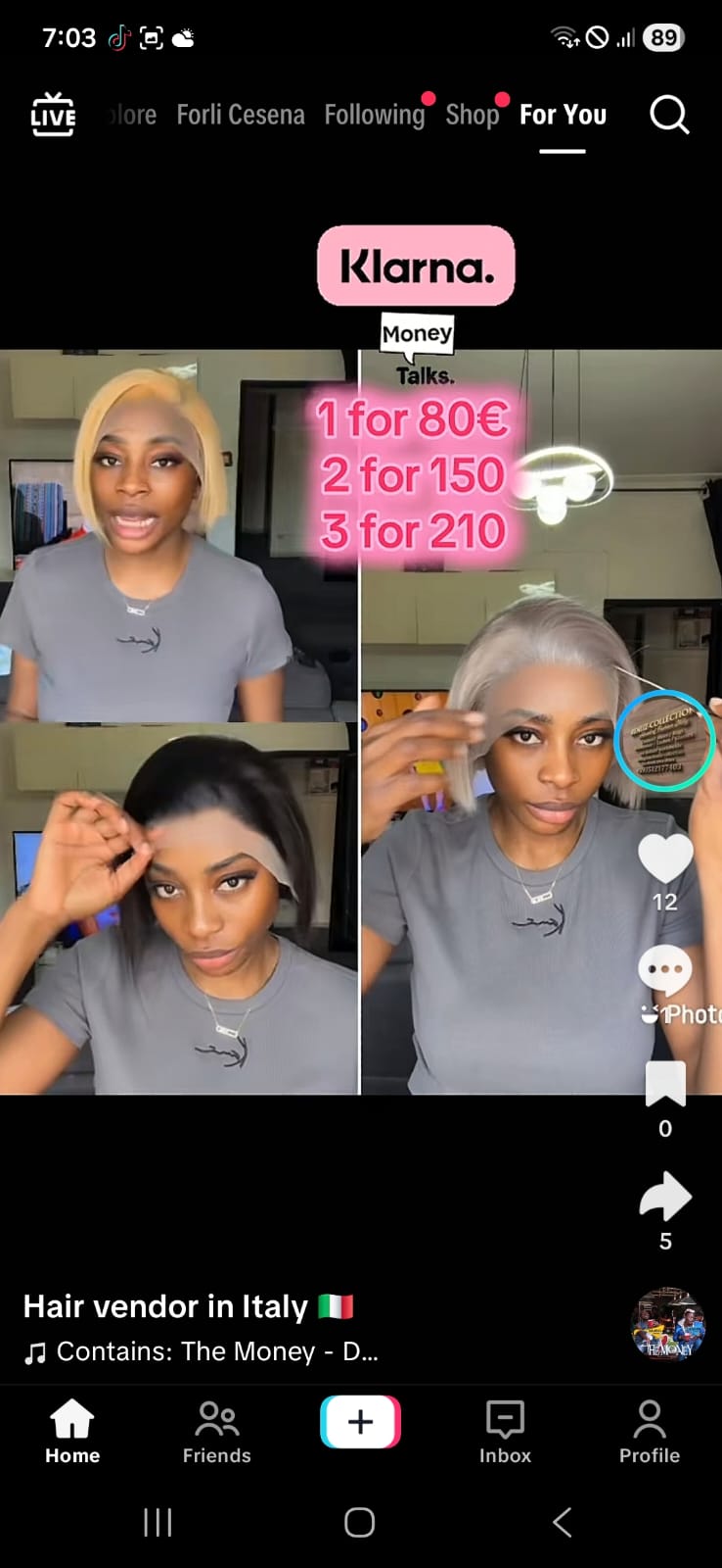 Virgin hair 3 for 210