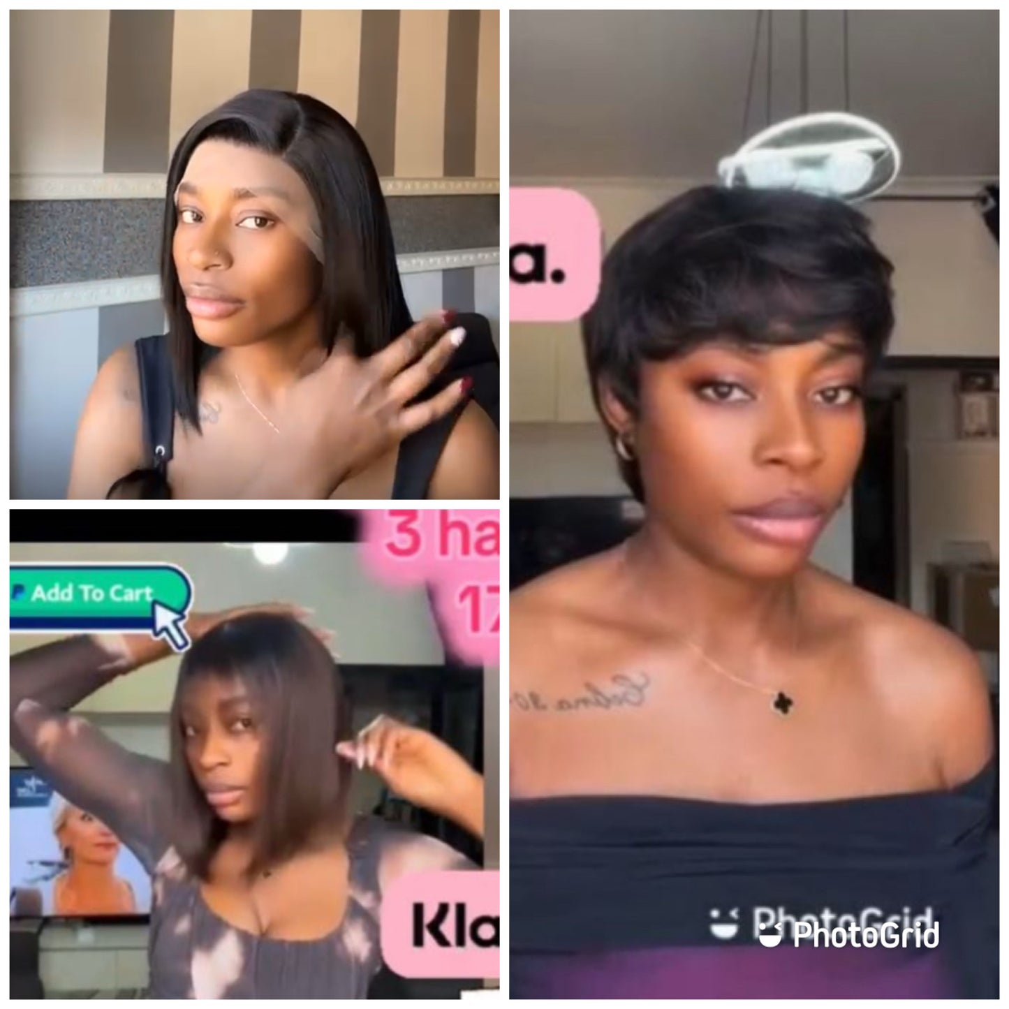 Combo sales 3 wigs 170