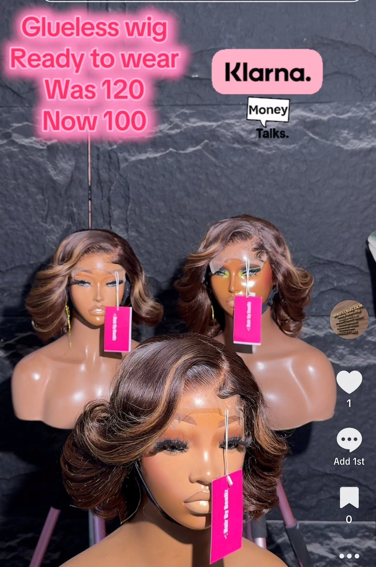 Glueless wig