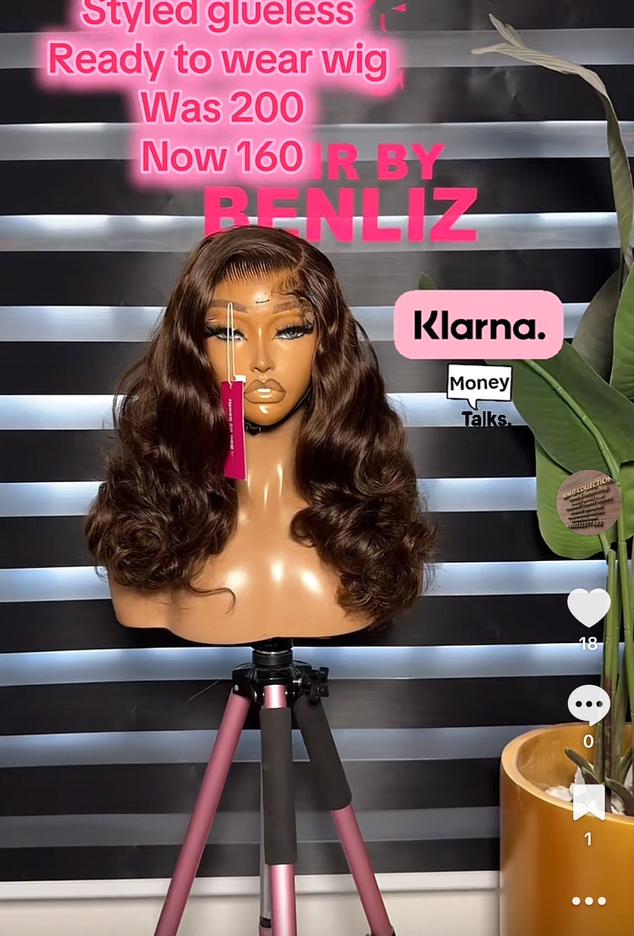 Gluesless wig