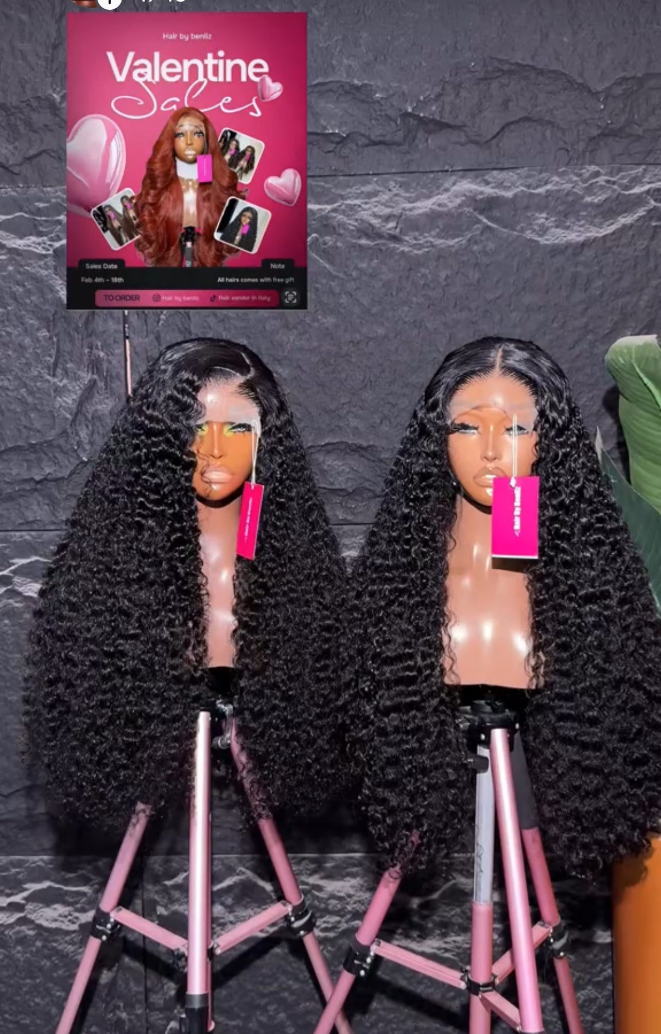 Water curls 32” 5by5 glueless