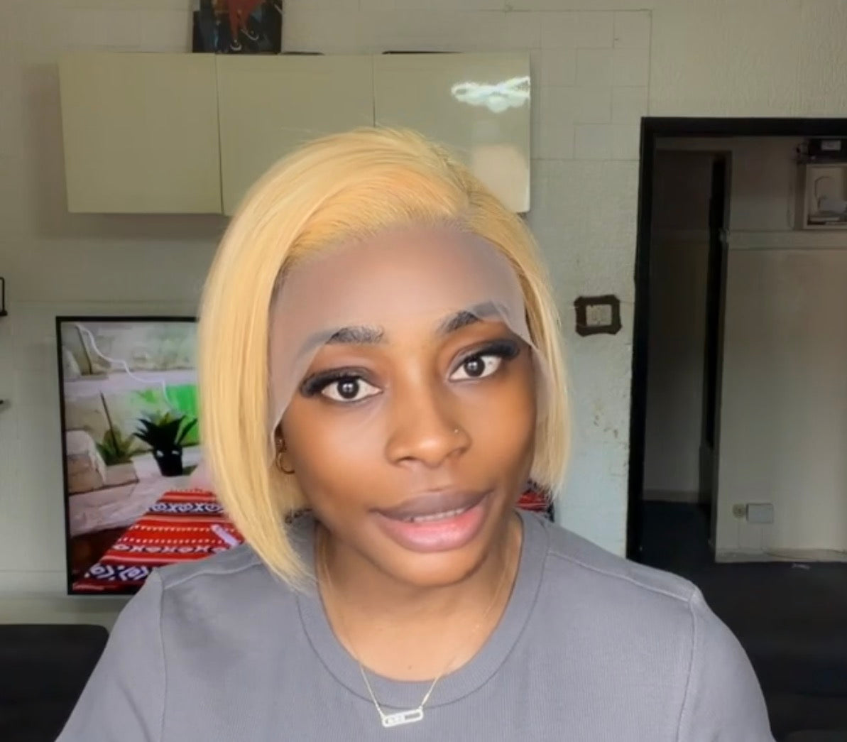 Virgin hair full frontal 8”