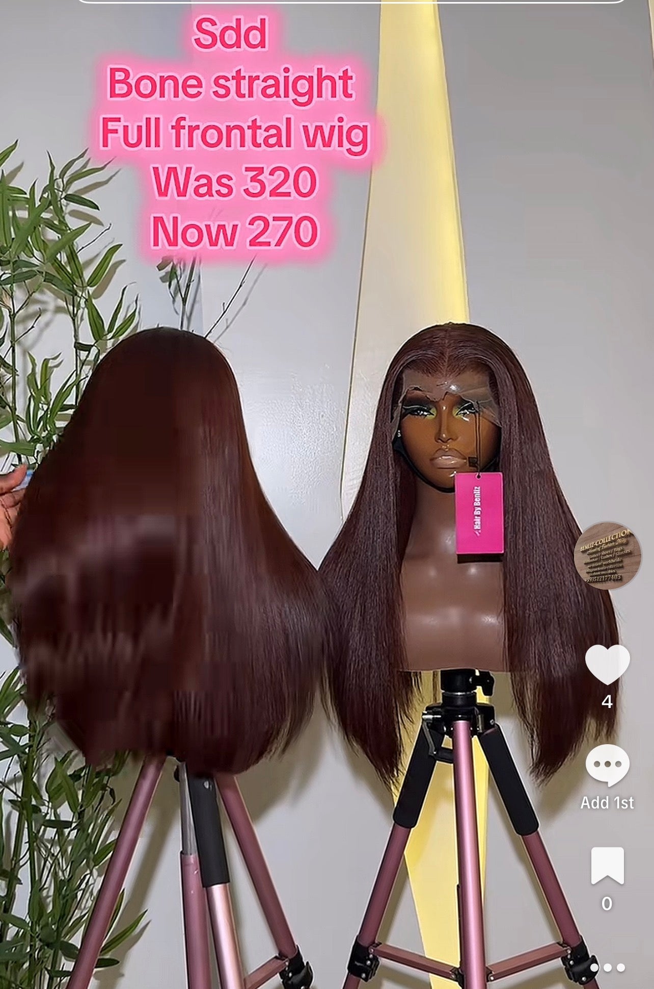 Full frontal wig