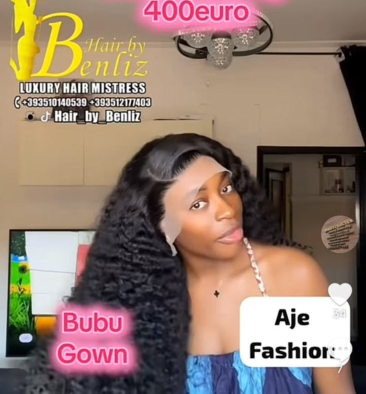Full frontal Burmese curls 30”