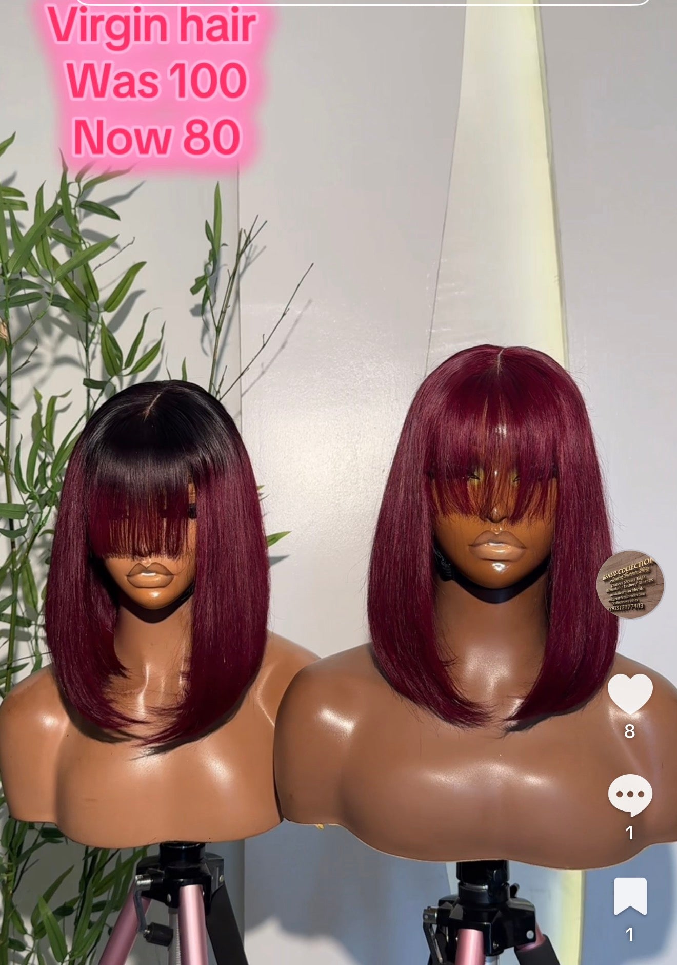 Fringe hair Virgin hair