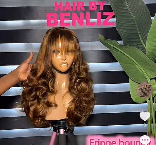 Fringe wig 20”