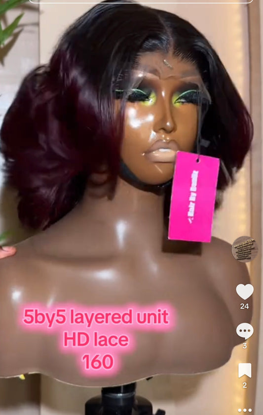 Glueless wig 5by5
