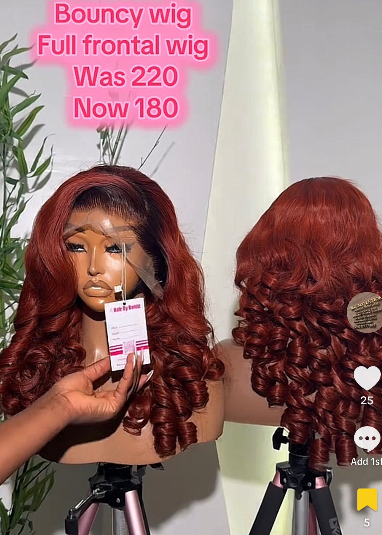 Bouncy wig full frontal