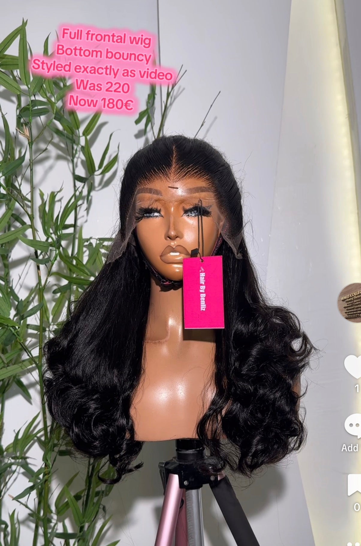 Full frontal wig
