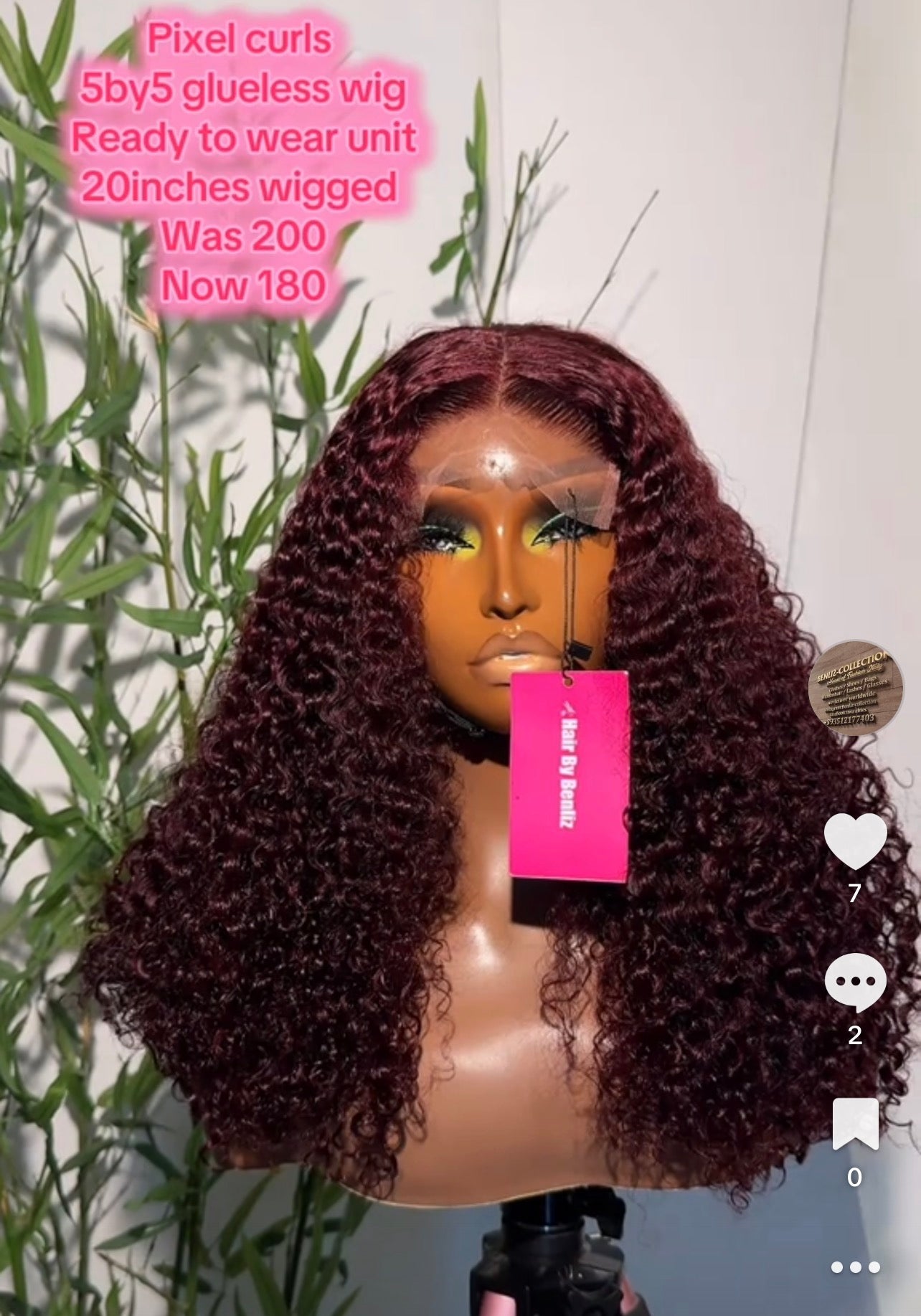 Pixel curls 20”