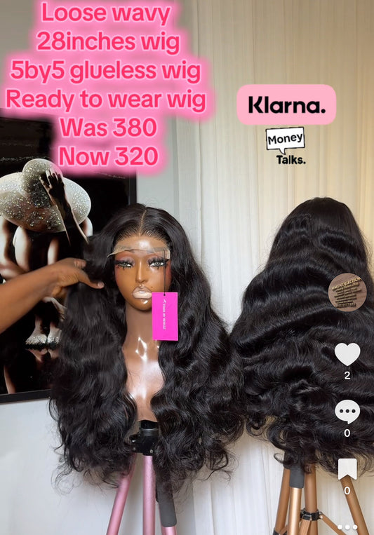 Loose wavy 28”