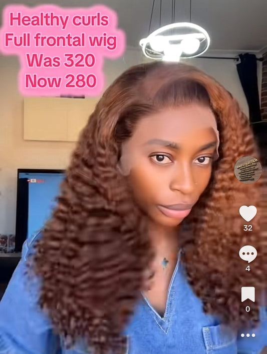 Healthy curls full frontal