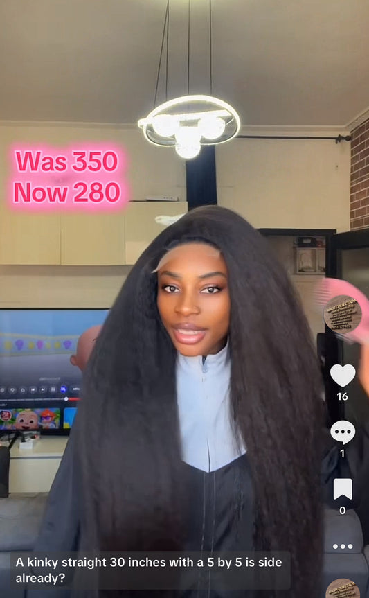 5by5 kinky straight 30”