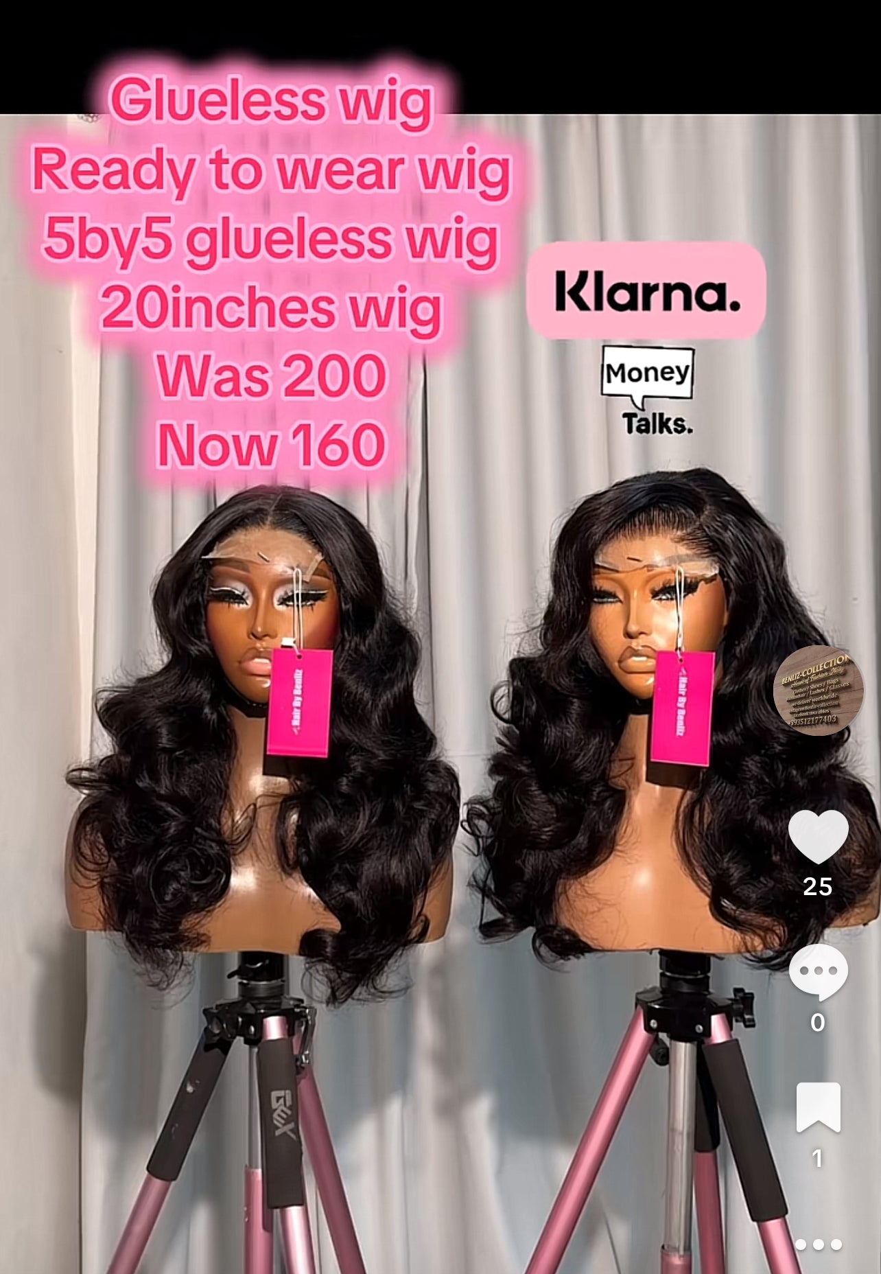 Gluesless wig