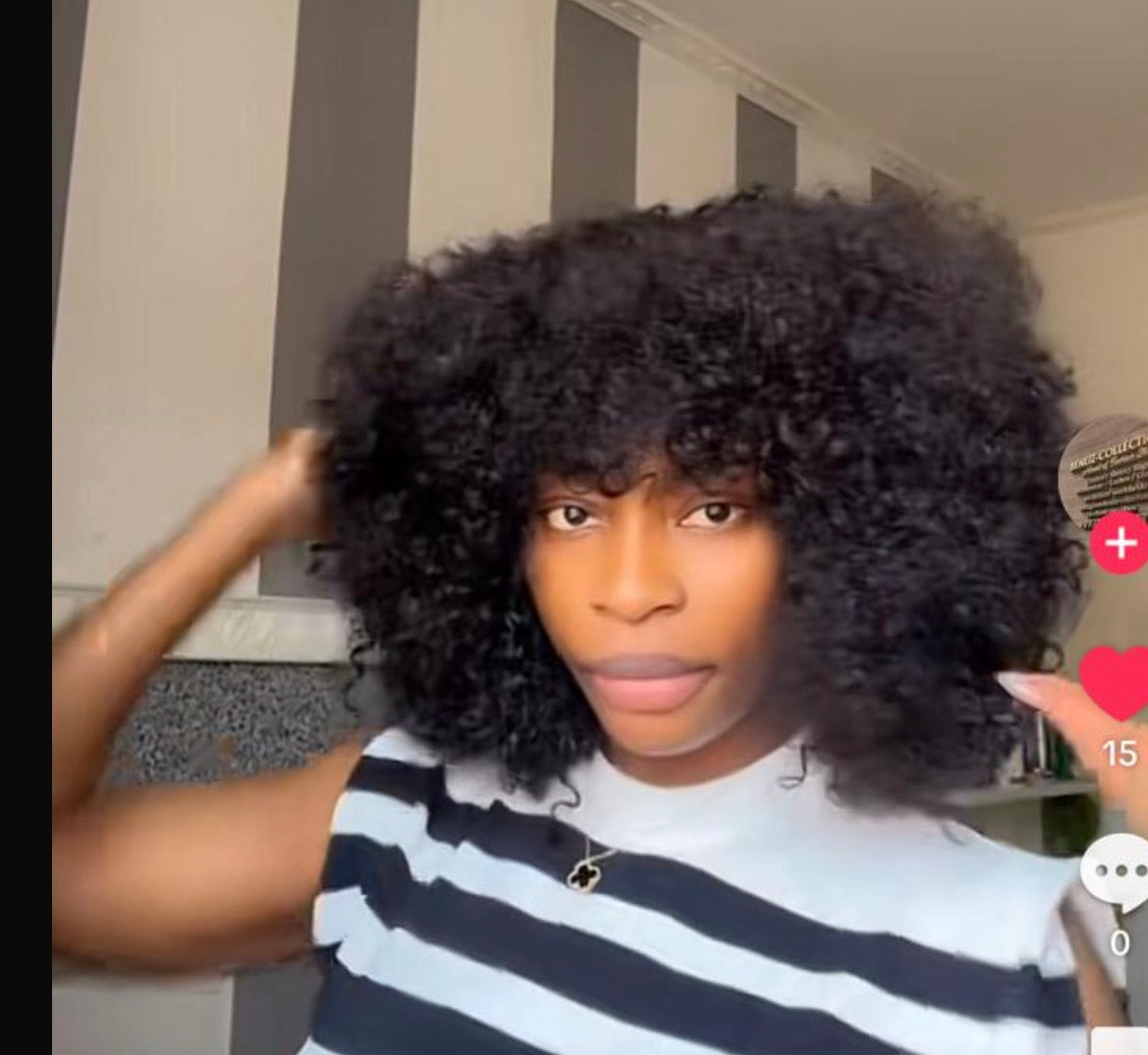 Fringe wig
