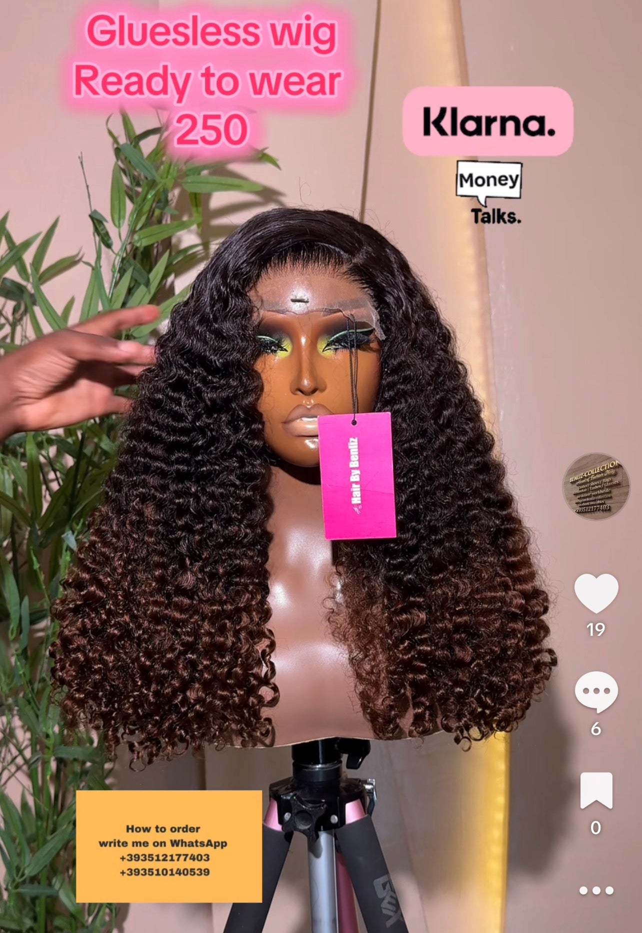 Ready to wear wig glueless