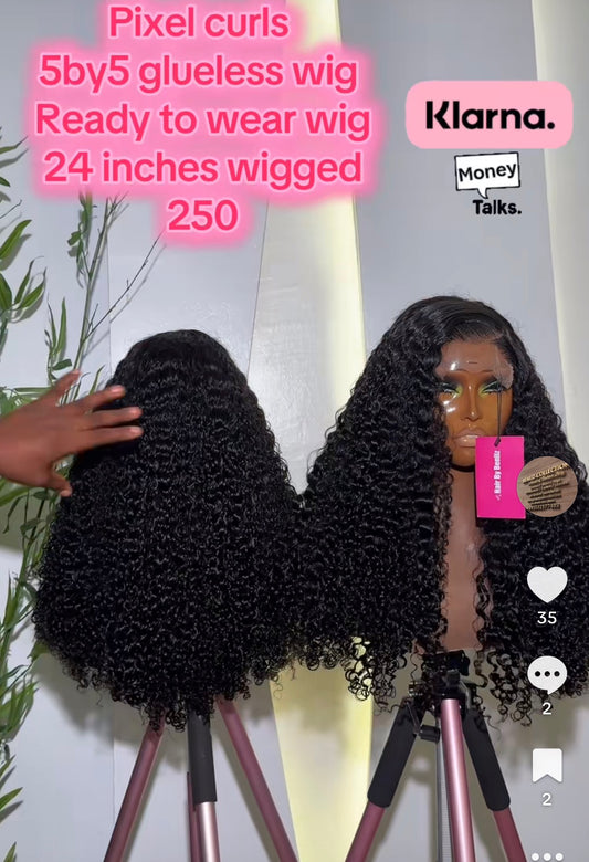 Pixel curl 24”