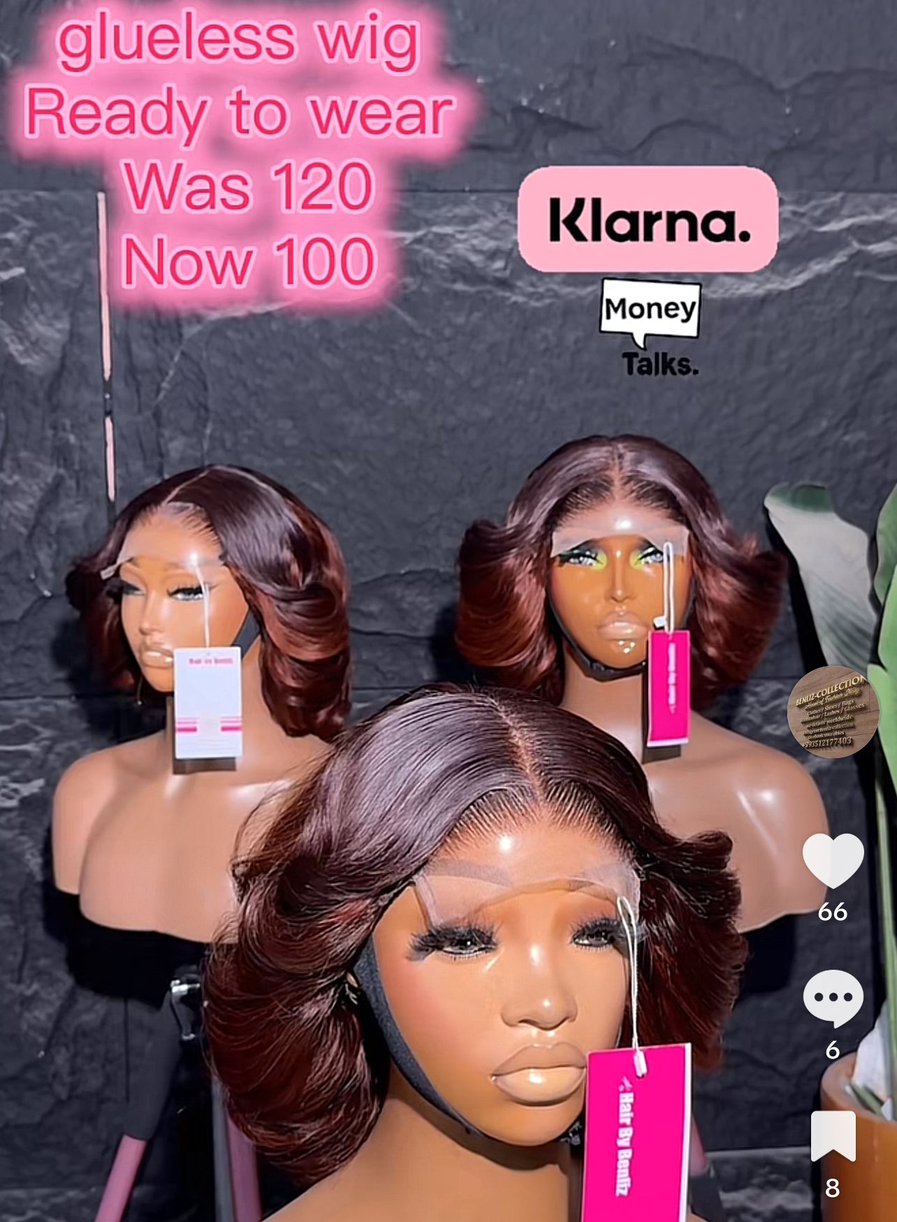 Gluesless wig