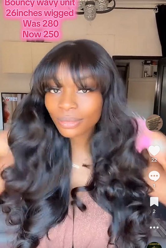 Bouncy wavy