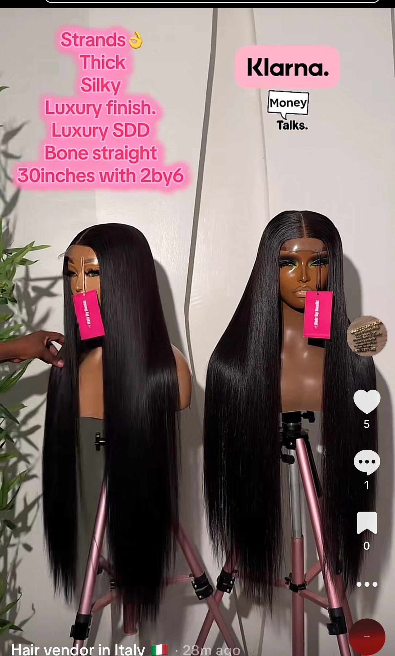 Luxury sdd bone straight 30”