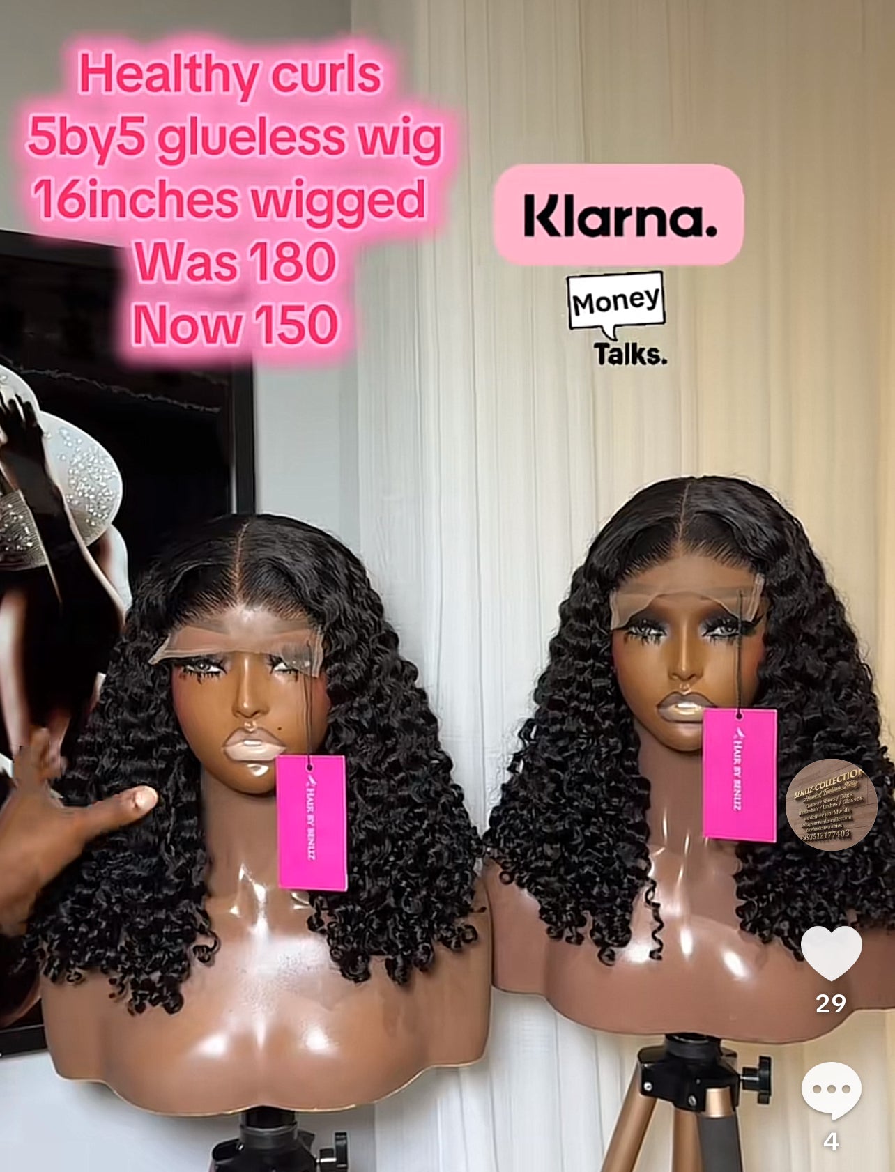 Healthy curls inches