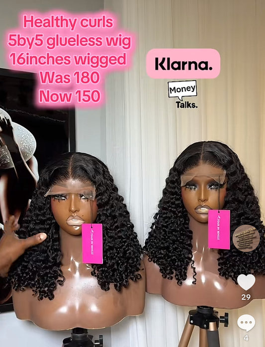 Healthy curls inches