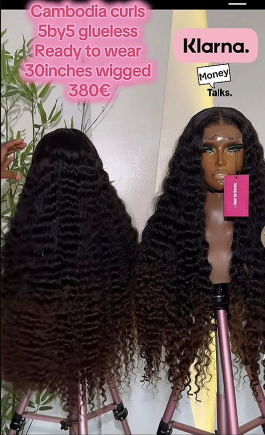 Cambodian hair 30”