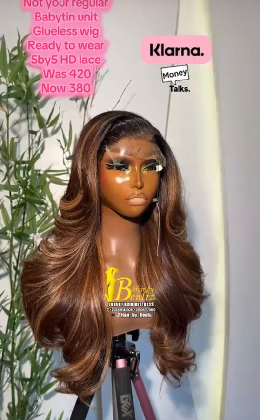 Babythin glueless wig